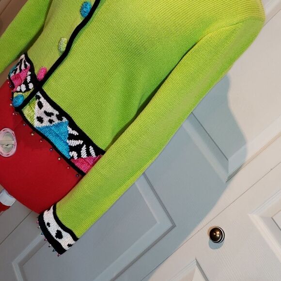 Jack B. Quick Unique Vibrant Colorful Sweater - Picture 5 of 12